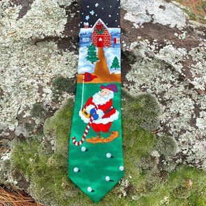 Golfing Santa Tie from Hallmark Novelties